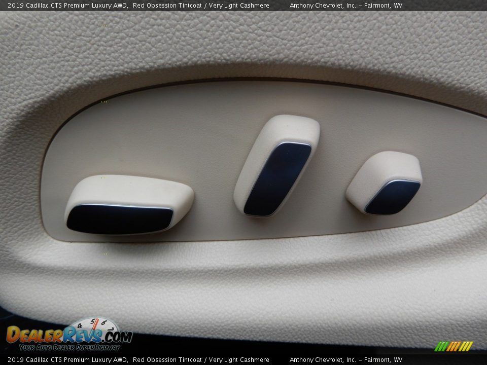 2019 Cadillac CTS Premium Luxury AWD Red Obsession Tintcoat / Very Light Cashmere Photo #15