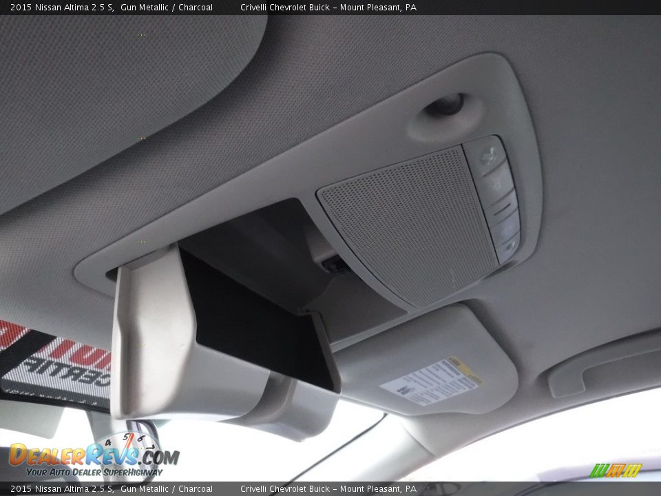 2015 Nissan Altima 2.5 S Gun Metallic / Charcoal Photo #24