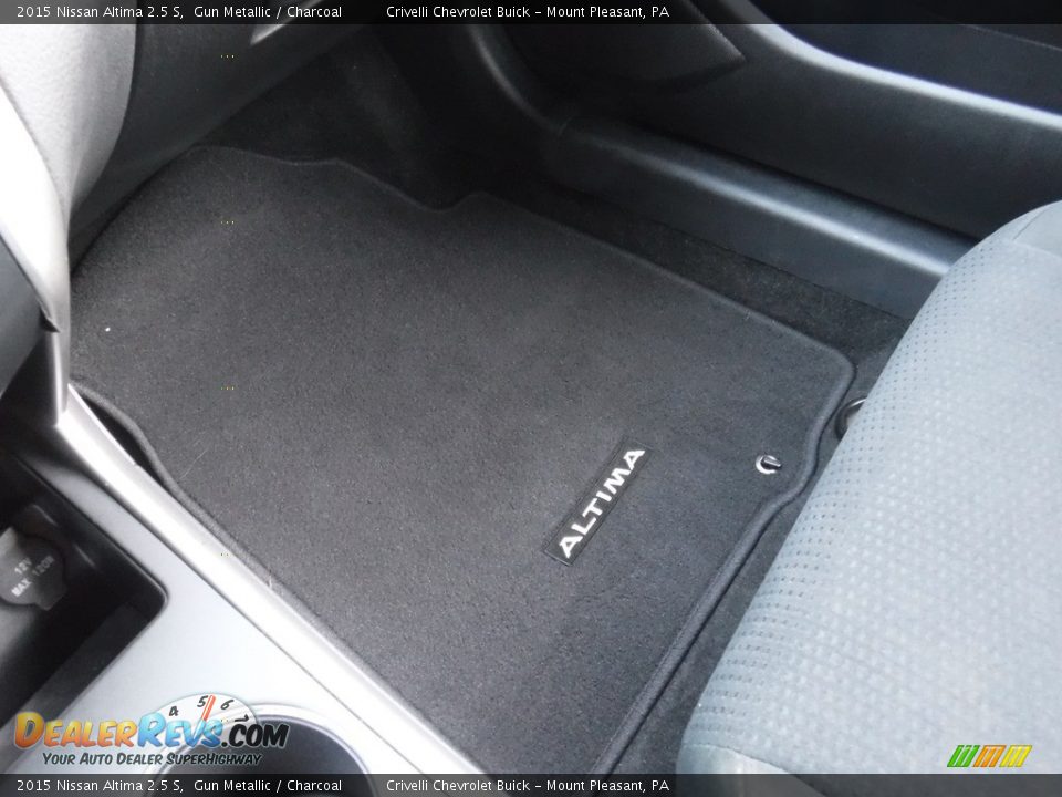 2015 Nissan Altima 2.5 S Gun Metallic / Charcoal Photo #25