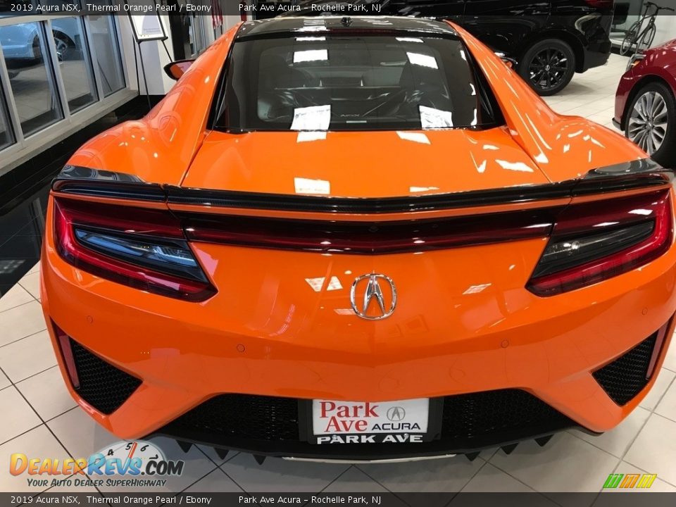 2019 Acura NSX Thermal Orange Pearl / Ebony Photo #2