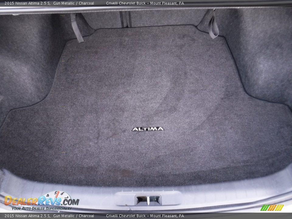 2015 Nissan Altima 2.5 S Gun Metallic / Charcoal Photo #27