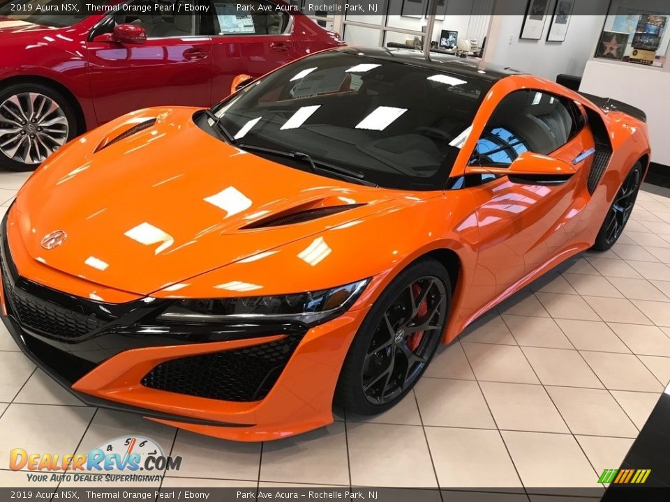 Thermal Orange Pearl 2019 Acura NSX  Photo #3