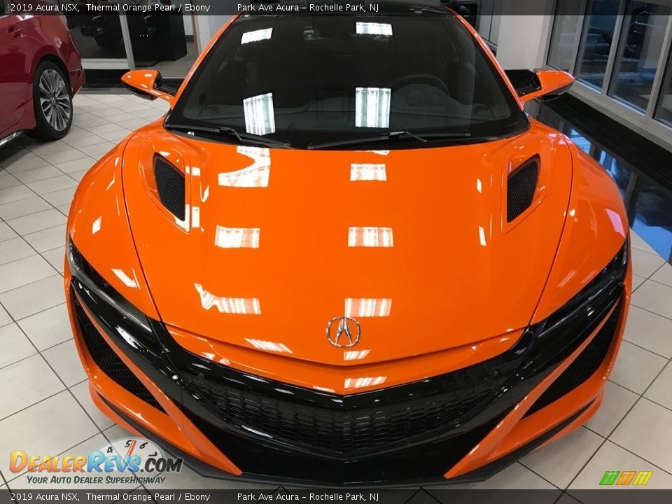 2019 Acura NSX Thermal Orange Pearl / Ebony Photo #4