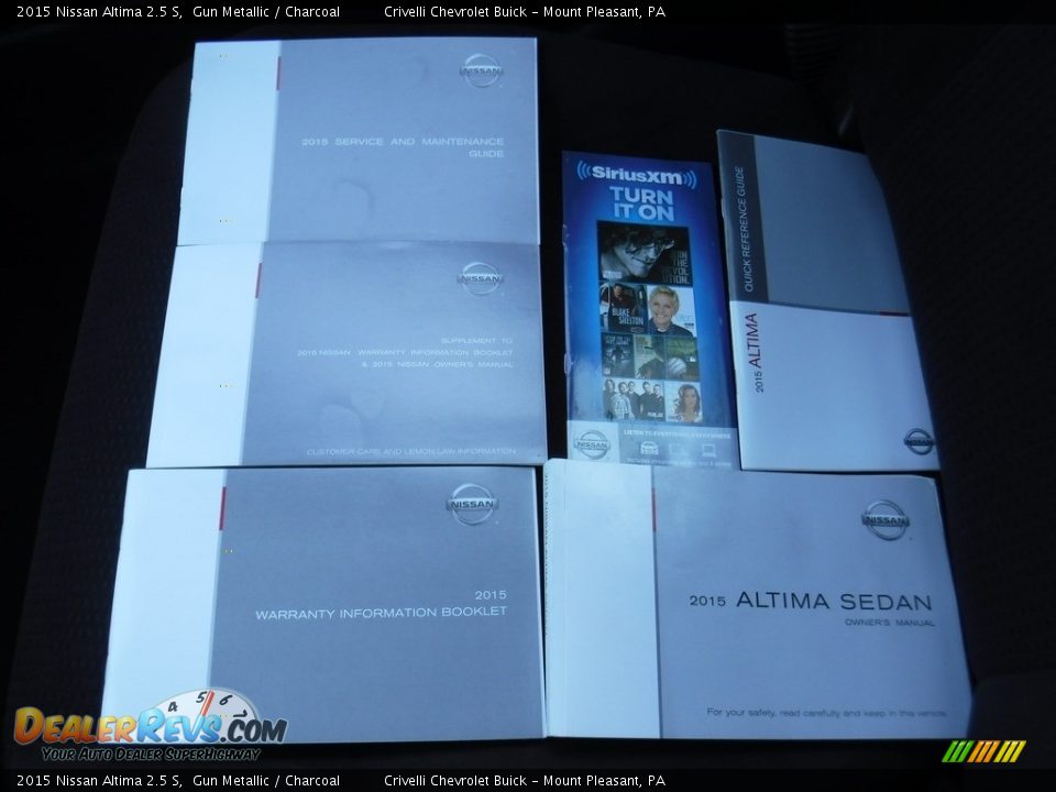 2015 Nissan Altima 2.5 S Gun Metallic / Charcoal Photo #31
