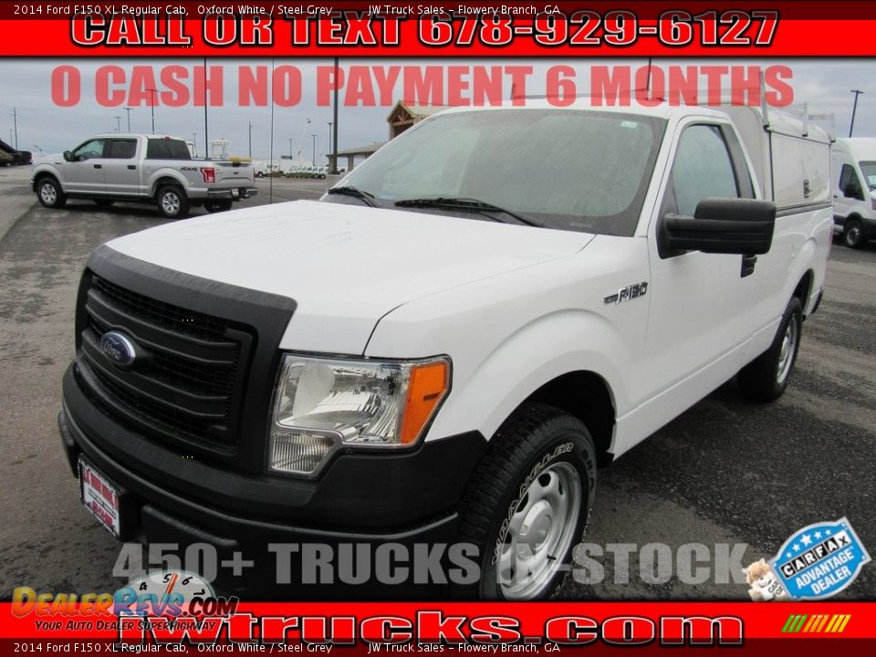 2014 Ford F150 XL Regular Cab Oxford White / Steel Grey Photo #1