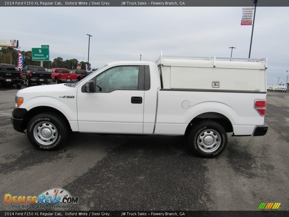 2014 Ford F150 XL Regular Cab Oxford White / Steel Grey Photo #2