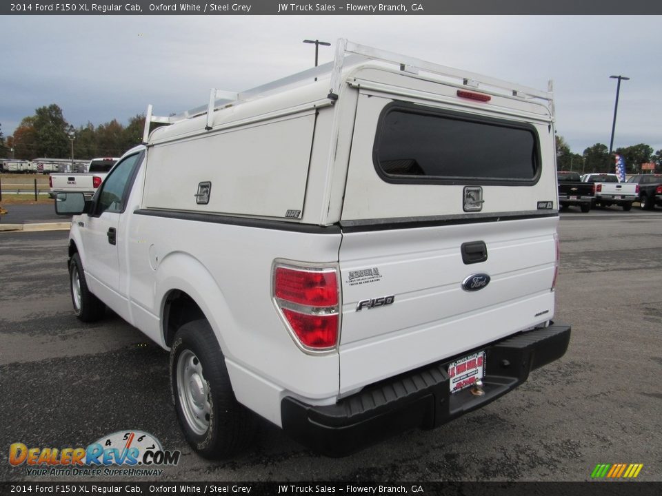 2014 Ford F150 XL Regular Cab Oxford White / Steel Grey Photo #3