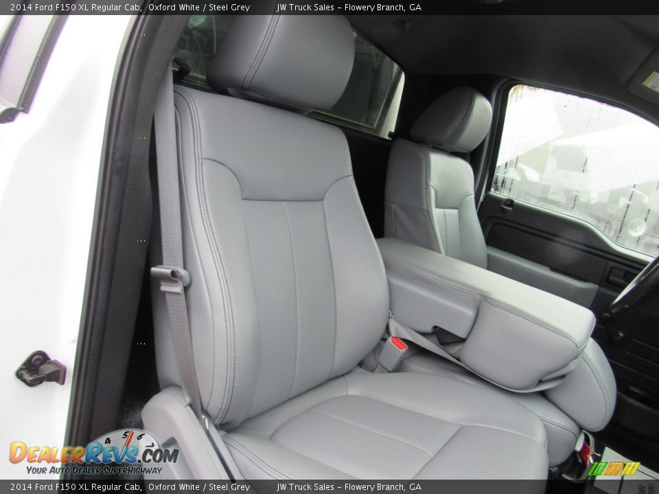 2014 Ford F150 XL Regular Cab Oxford White / Steel Grey Photo #10