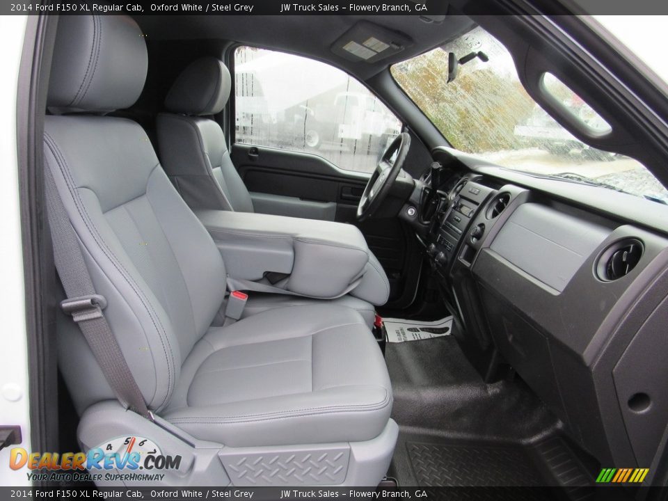 2014 Ford F150 XL Regular Cab Oxford White / Steel Grey Photo #11