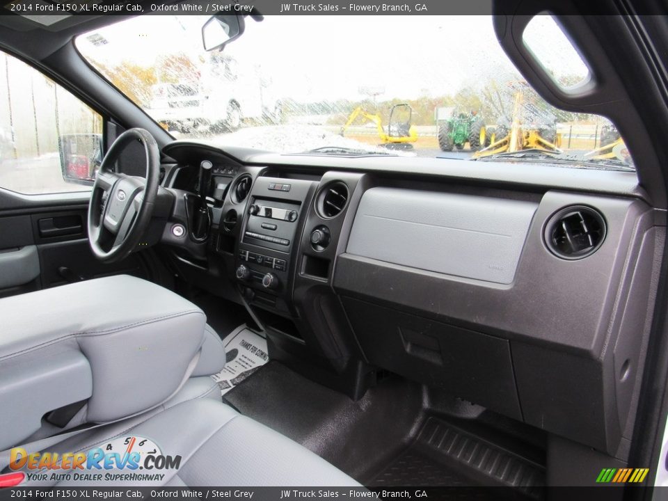 2014 Ford F150 XL Regular Cab Oxford White / Steel Grey Photo #12