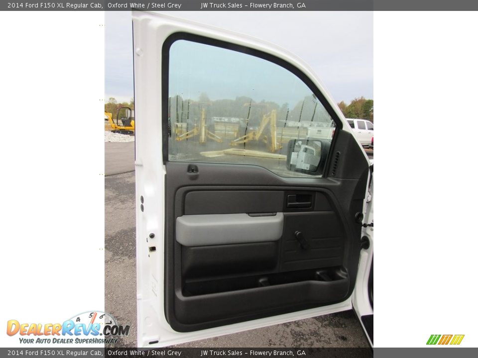 2014 Ford F150 XL Regular Cab Oxford White / Steel Grey Photo #19