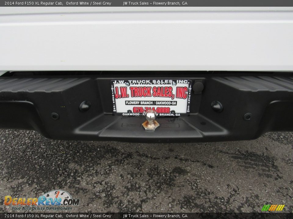 2014 Ford F150 XL Regular Cab Oxford White / Steel Grey Photo #24