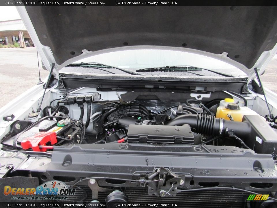 2014 Ford F150 XL Regular Cab Oxford White / Steel Grey Photo #28