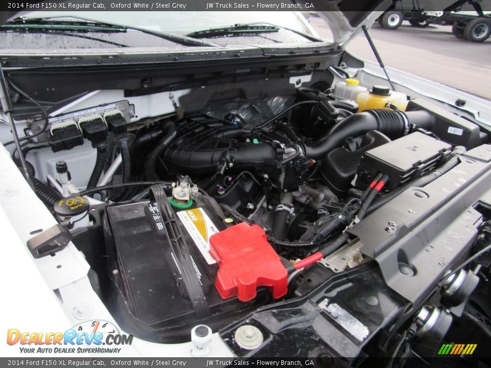 2014 Ford F150 XL Regular Cab Oxford White / Steel Grey Photo #29