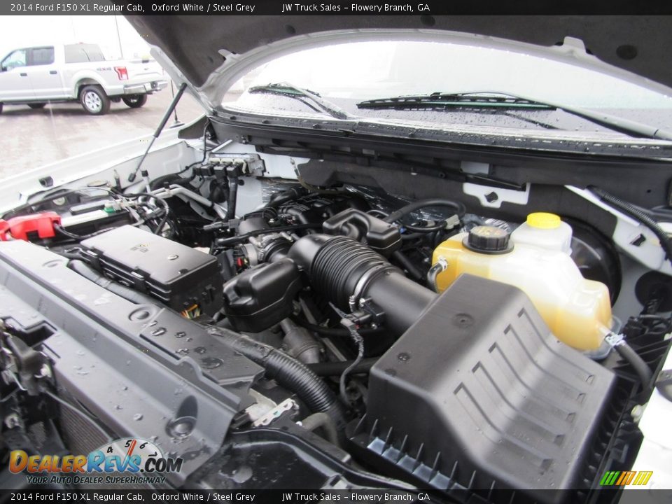 2014 Ford F150 XL Regular Cab Oxford White / Steel Grey Photo #30