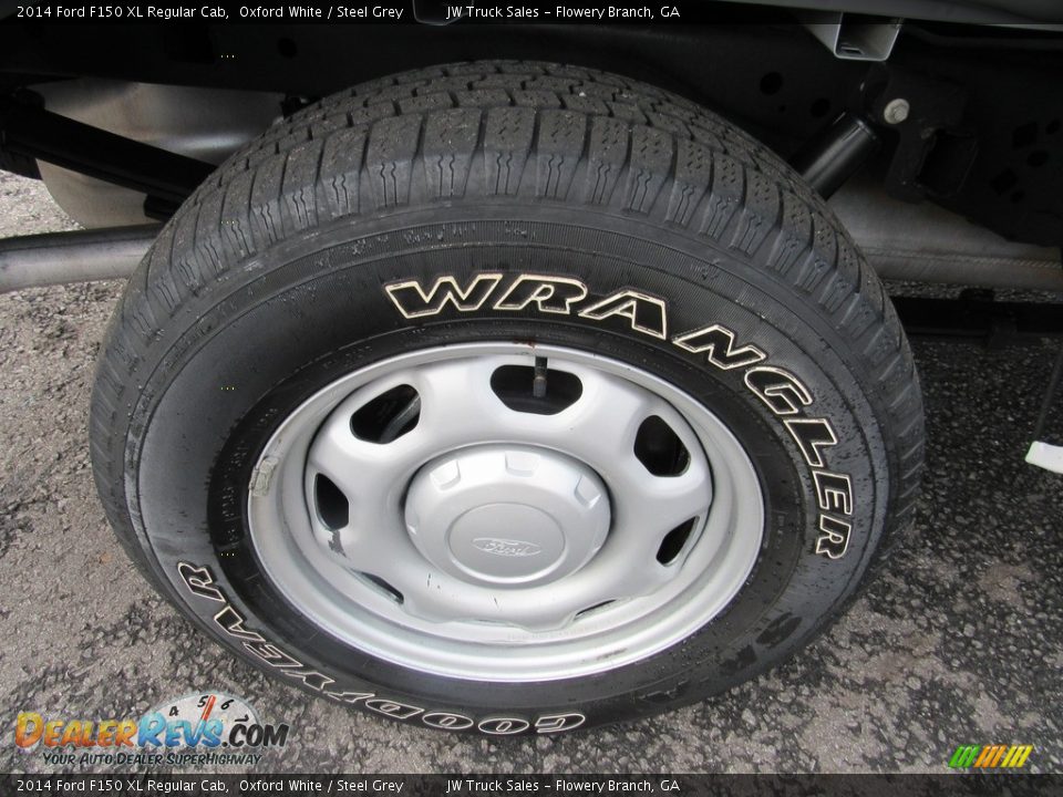 2014 Ford F150 XL Regular Cab Oxford White / Steel Grey Photo #34