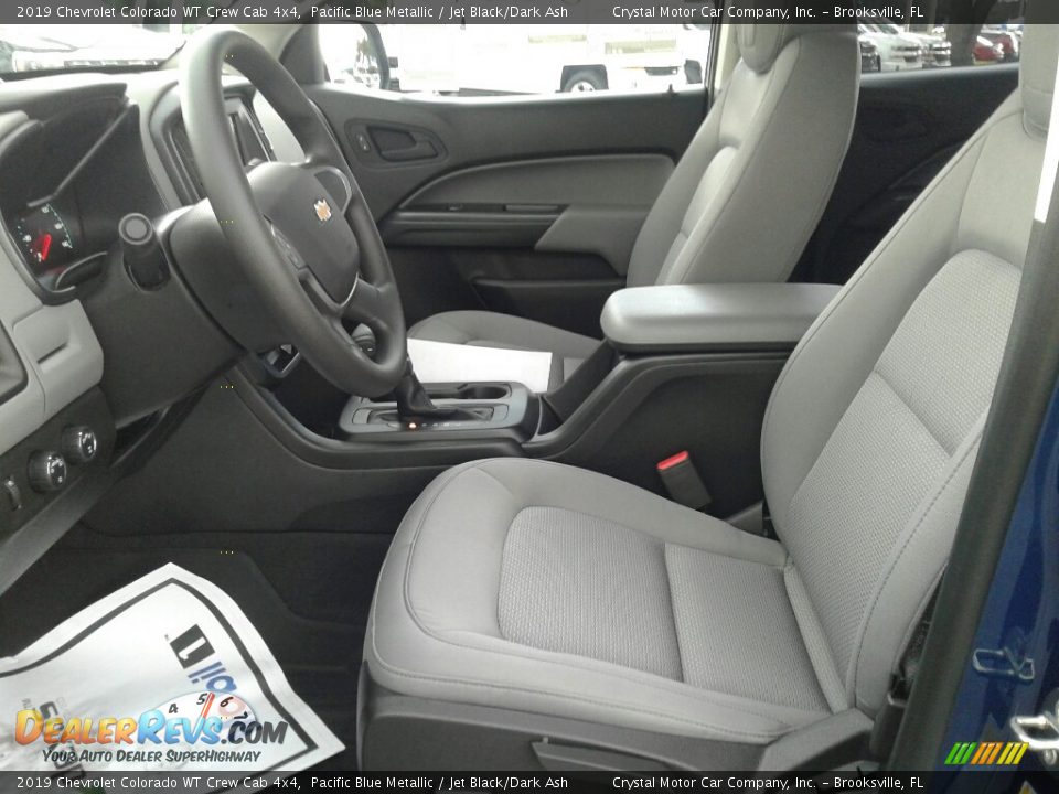 2019 Chevrolet Colorado WT Crew Cab 4x4 Pacific Blue Metallic / Jet Black/Dark Ash Photo #9