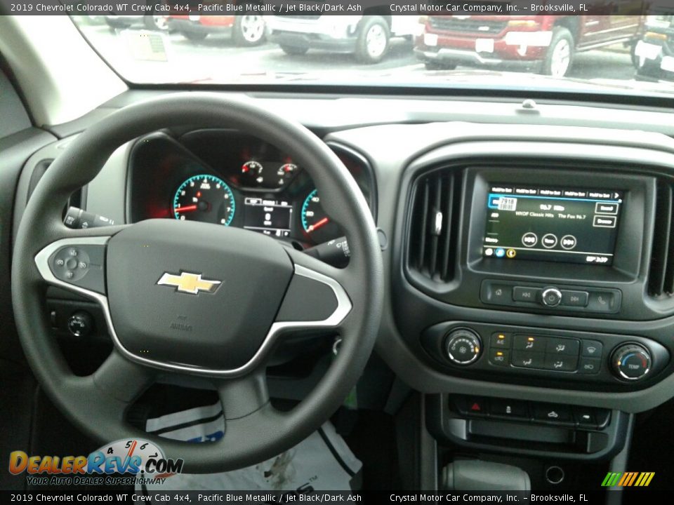 2019 Chevrolet Colorado WT Crew Cab 4x4 Pacific Blue Metallic / Jet Black/Dark Ash Photo #13