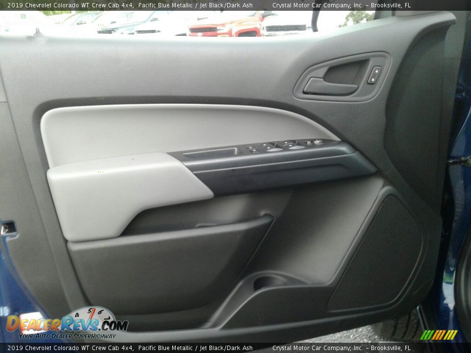 2019 Chevrolet Colorado WT Crew Cab 4x4 Pacific Blue Metallic / Jet Black/Dark Ash Photo #17