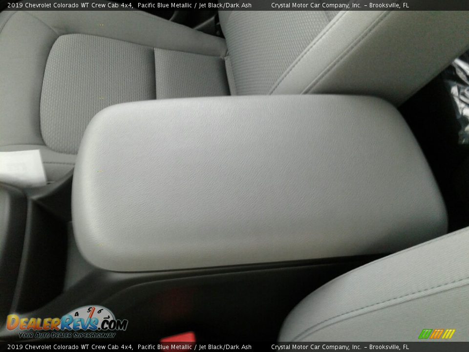 2019 Chevrolet Colorado WT Crew Cab 4x4 Pacific Blue Metallic / Jet Black/Dark Ash Photo #18