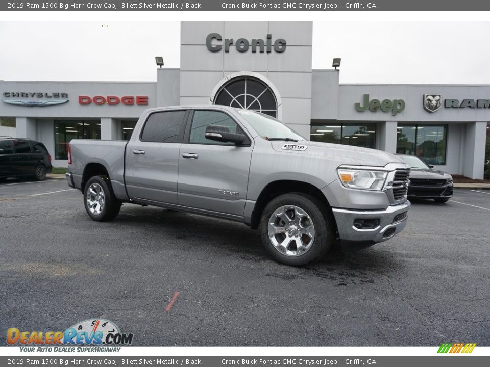 2019 Ram 1500 Big Horn Crew Cab Billett Silver Metallic / Black Photo #1