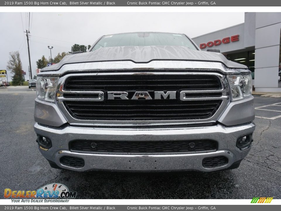 2019 Ram 1500 Big Horn Crew Cab Billett Silver Metallic / Black Photo #2