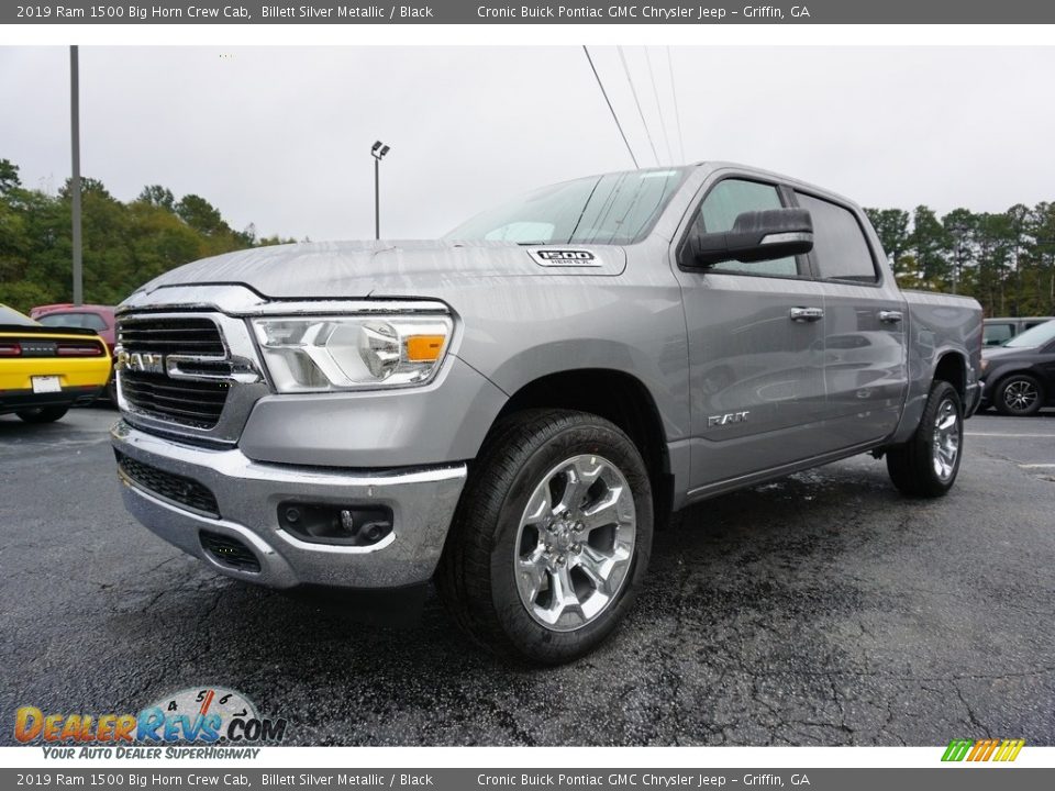 2019 Ram 1500 Big Horn Crew Cab Billett Silver Metallic / Black Photo #3