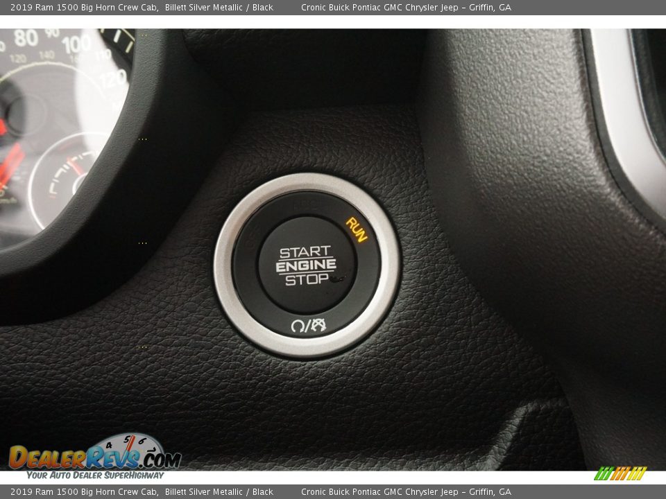 2019 Ram 1500 Big Horn Crew Cab Billett Silver Metallic / Black Photo #7