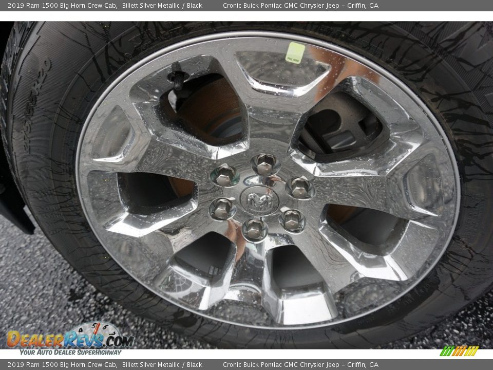 2019 Ram 1500 Big Horn Crew Cab Billett Silver Metallic / Black Photo #8