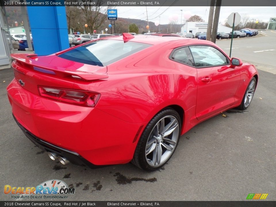 2018 Chevrolet Camaro SS Coupe Red Hot / Jet Black Photo #5