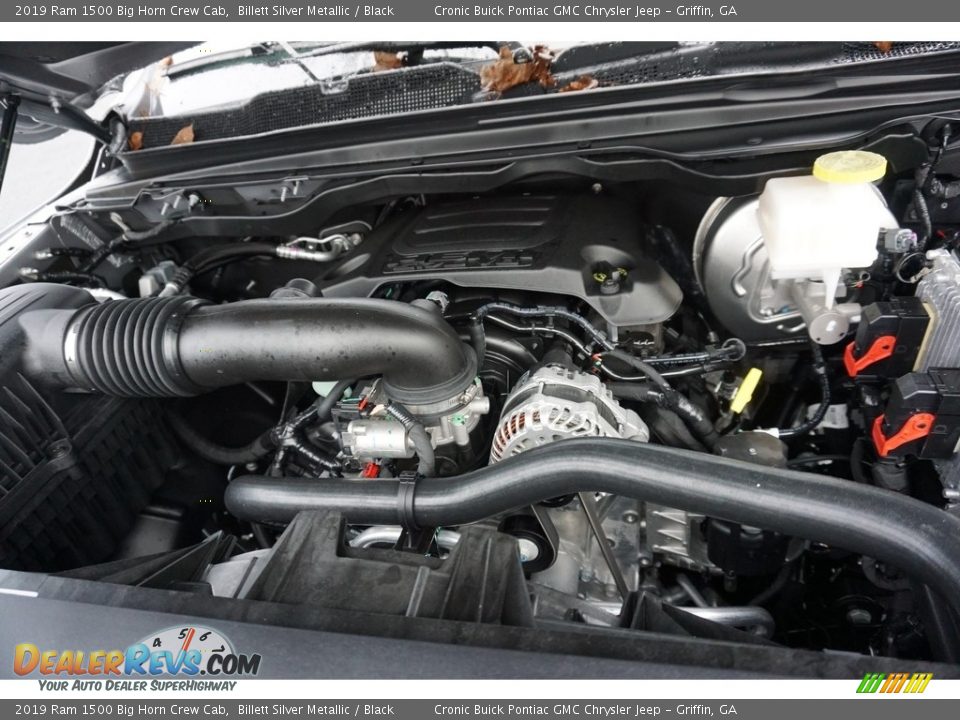 2019 Ram 1500 Big Horn Crew Cab Billett Silver Metallic / Black Photo #9