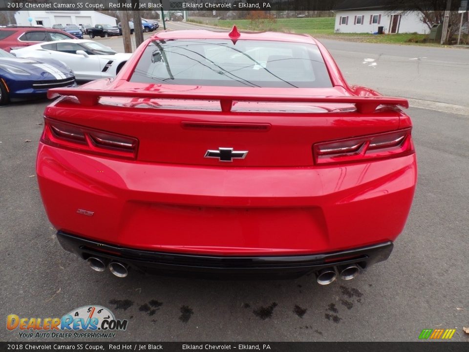 2018 Chevrolet Camaro SS Coupe Red Hot / Jet Black Photo #6