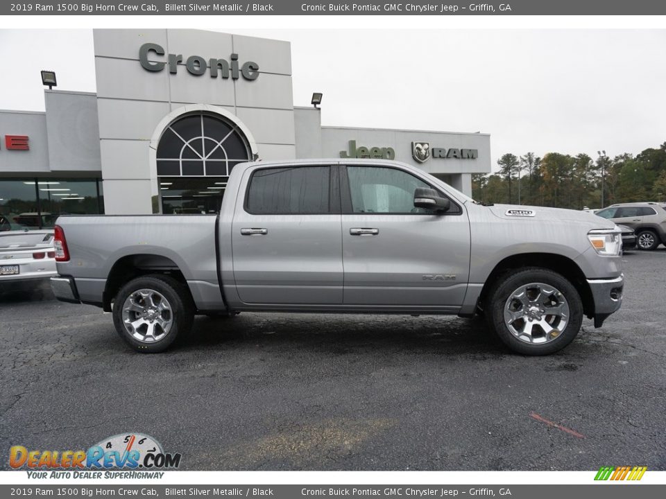 2019 Ram 1500 Big Horn Crew Cab Billett Silver Metallic / Black Photo #11