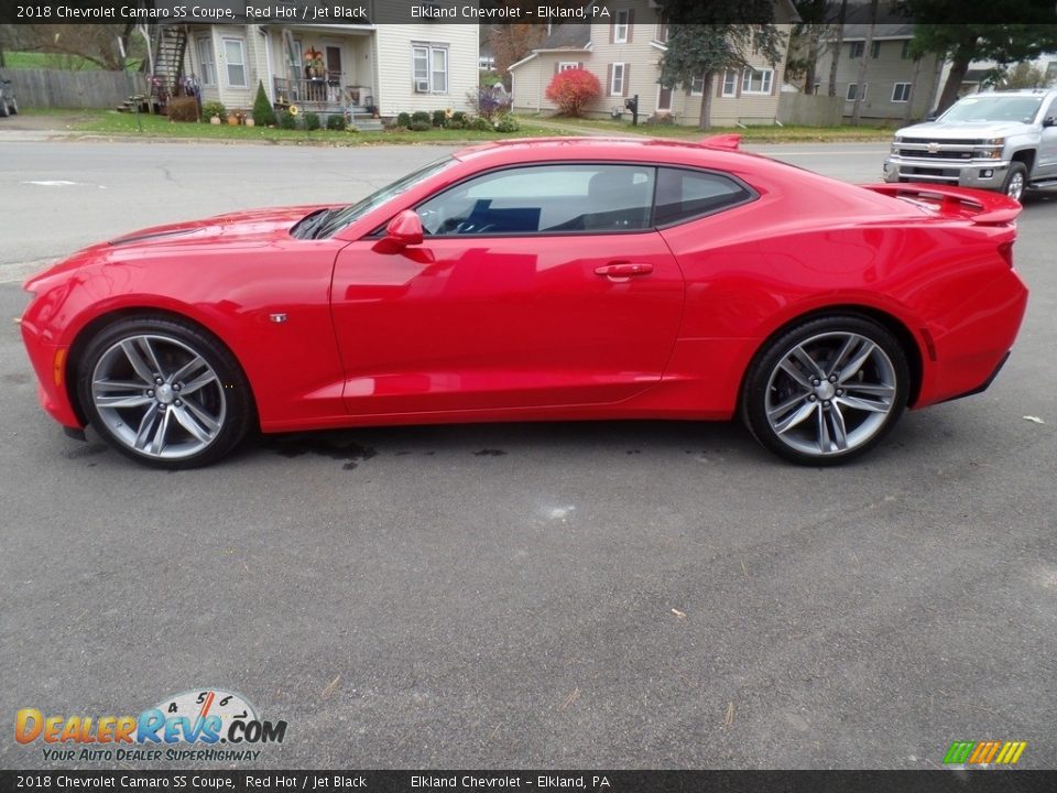 2018 Chevrolet Camaro SS Coupe Red Hot / Jet Black Photo #8