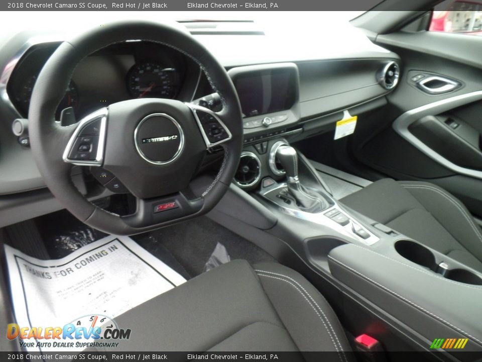 2018 Chevrolet Camaro SS Coupe Red Hot / Jet Black Photo #14