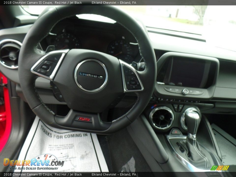 2018 Chevrolet Camaro SS Coupe Red Hot / Jet Black Photo #15