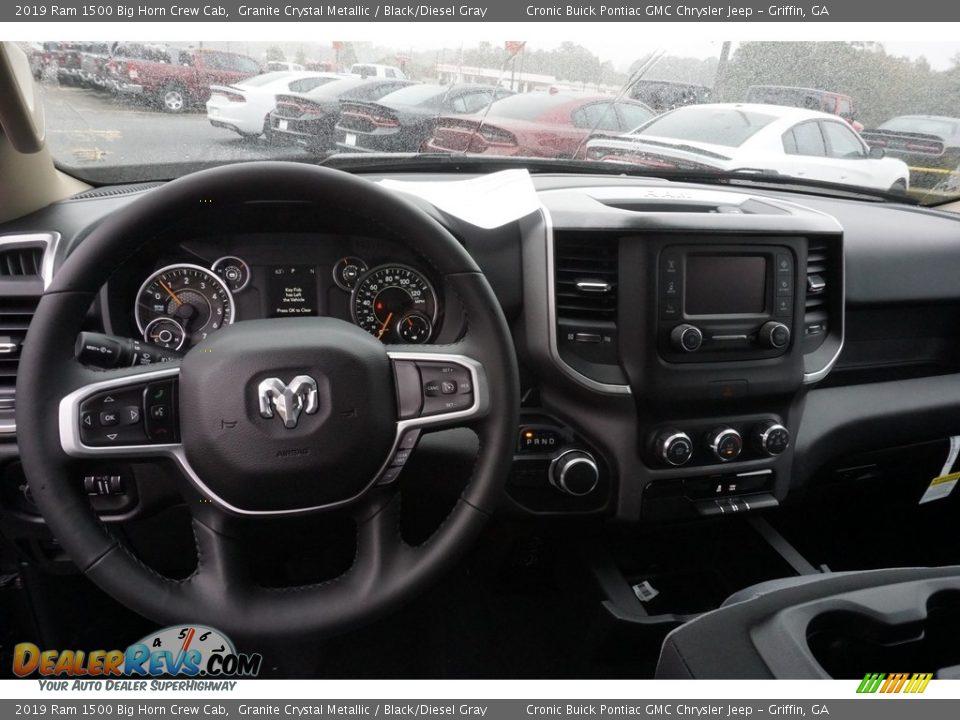 2019 Ram 1500 Big Horn Crew Cab Granite Crystal Metallic / Black/Diesel Gray Photo #5
