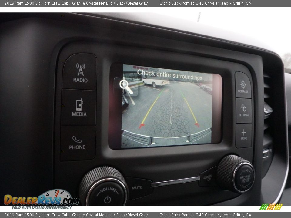 2019 Ram 1500 Big Horn Crew Cab Granite Crystal Metallic / Black/Diesel Gray Photo #6