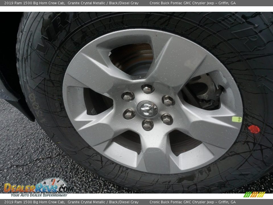 2019 Ram 1500 Big Horn Crew Cab Granite Crystal Metallic / Black/Diesel Gray Photo #8