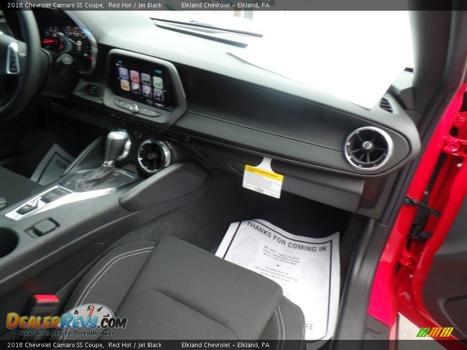 2018 Chevrolet Camaro SS Coupe Red Hot / Jet Black Photo #33