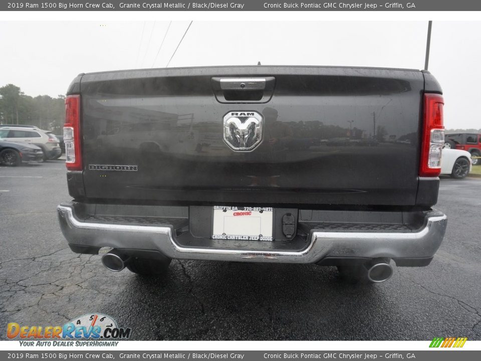 2019 Ram 1500 Big Horn Crew Cab Granite Crystal Metallic / Black/Diesel Gray Photo #13