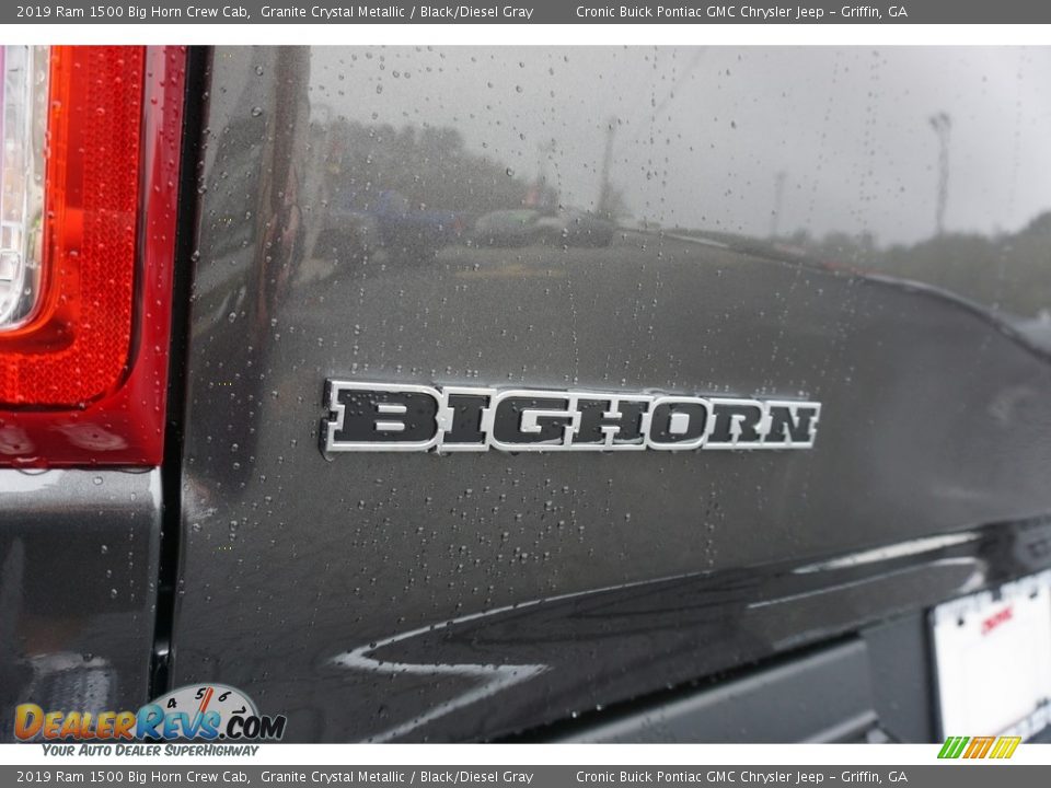 2019 Ram 1500 Big Horn Crew Cab Granite Crystal Metallic / Black/Diesel Gray Photo #14