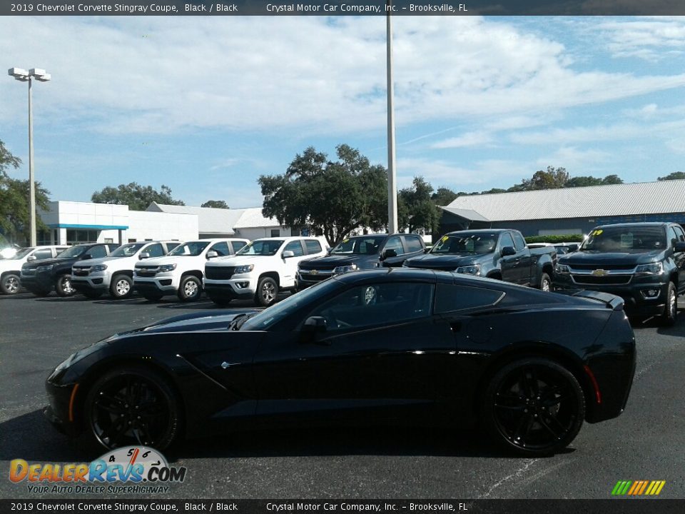 2019 Chevrolet Corvette Stingray Coupe Black / Black Photo #2