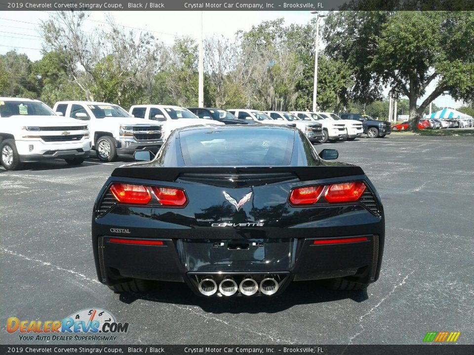 2019 Chevrolet Corvette Stingray Coupe Black / Black Photo #4