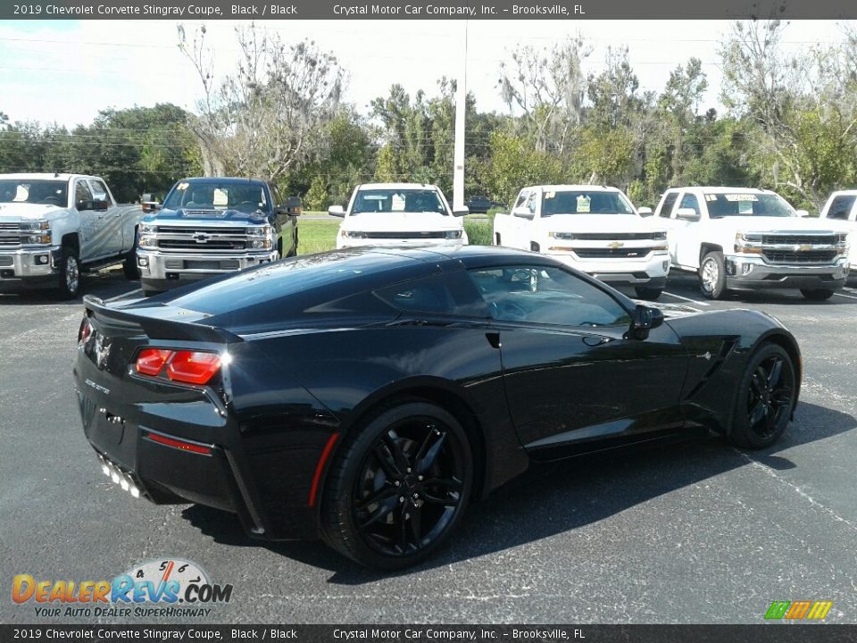2019 Chevrolet Corvette Stingray Coupe Black / Black Photo #5