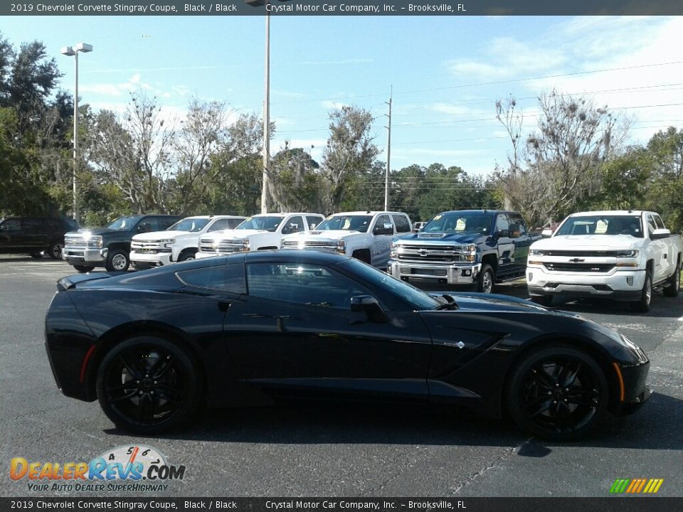 2019 Chevrolet Corvette Stingray Coupe Black / Black Photo #6
