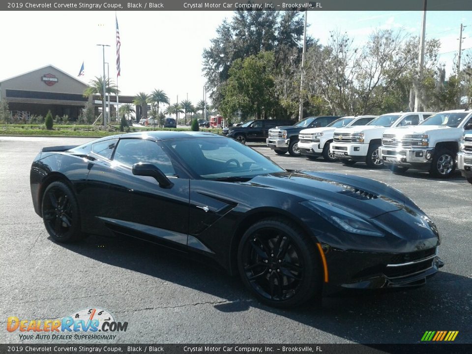 2019 Chevrolet Corvette Stingray Coupe Black / Black Photo #7