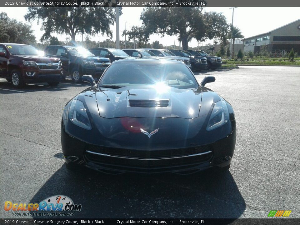 2019 Chevrolet Corvette Stingray Coupe Black / Black Photo #8