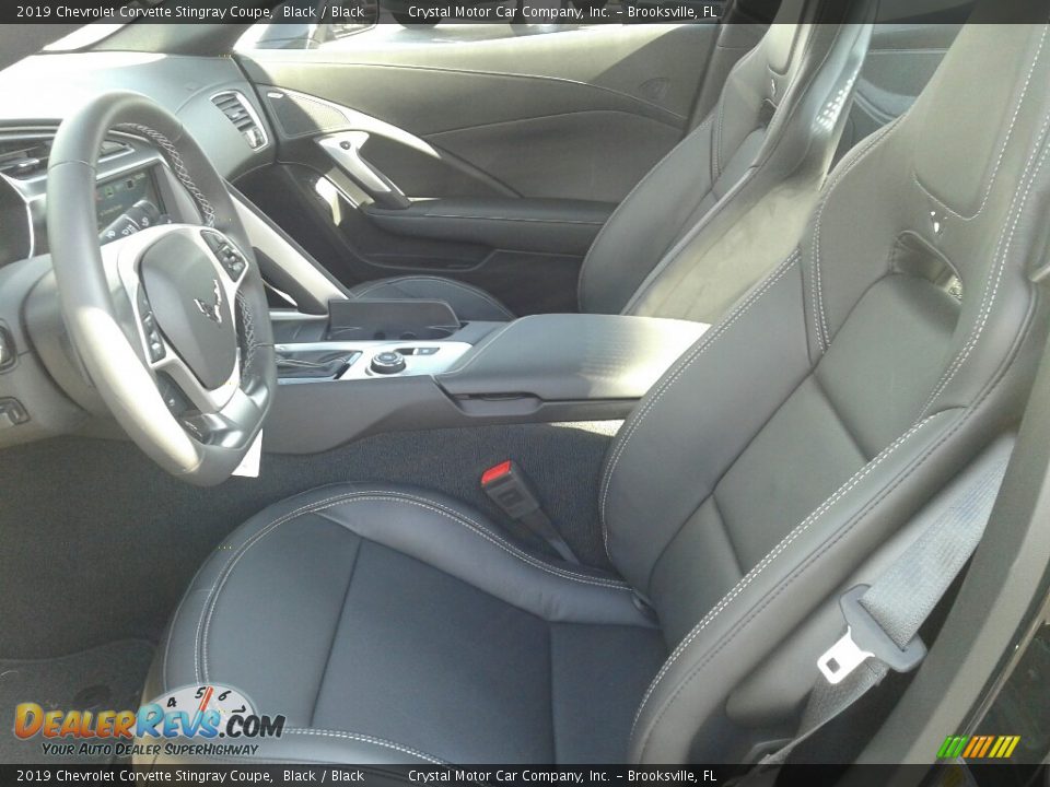 2019 Chevrolet Corvette Stingray Coupe Black / Black Photo #9