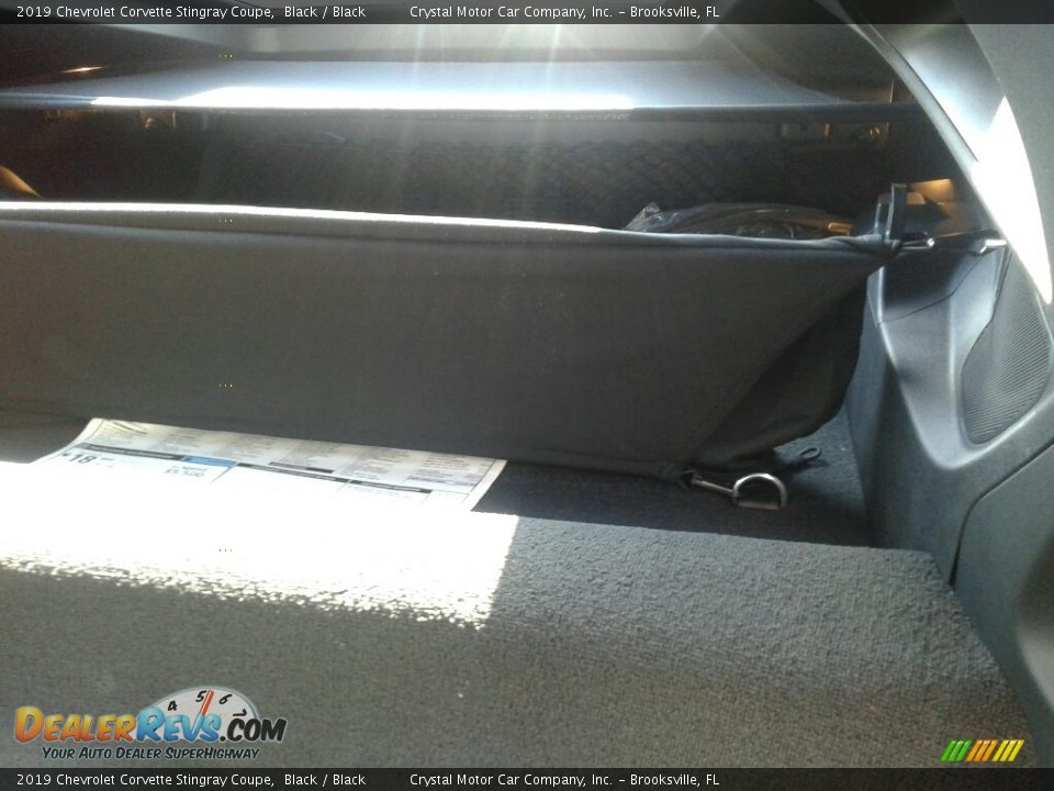 2019 Chevrolet Corvette Stingray Coupe Black / Black Photo #10